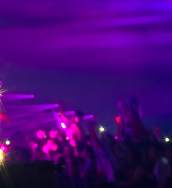 istock Concert party with fans clapping 1148153444