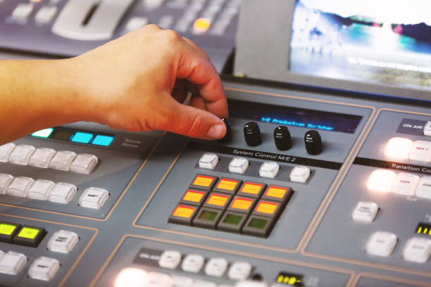istock Cropped Image Of Man Using Sound Mixer 1148155682