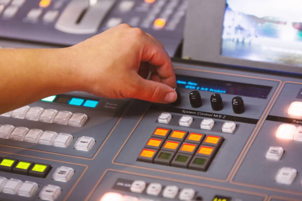 istock Cropped Image Of Man Using Sound Mixer 1148158059
