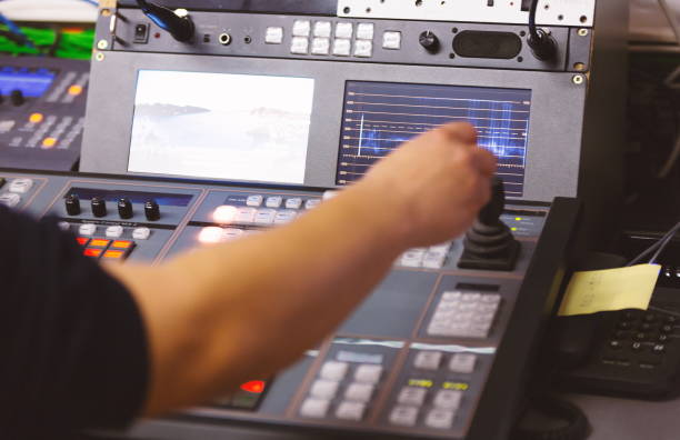 istock Cropped Image Of Man Using Sound Mixer 1148160125