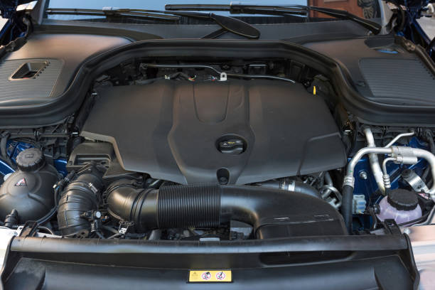 istock Close up detail of new car engine 1148160538