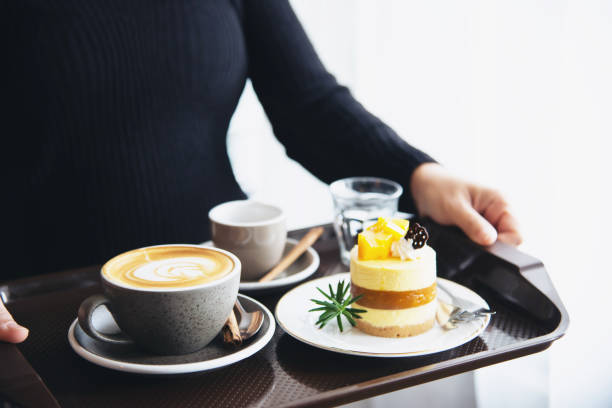 istock People serve beautiful fresh relax morning coffee cup set 1148160644