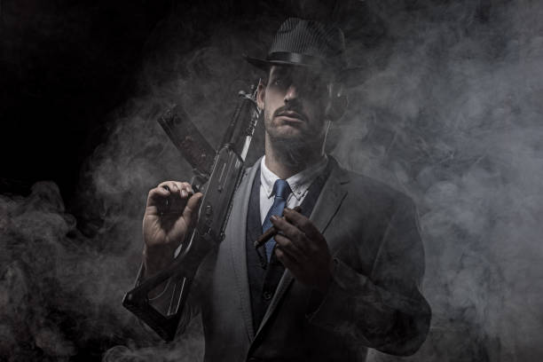 istock Italian Gangster Man 1148169153