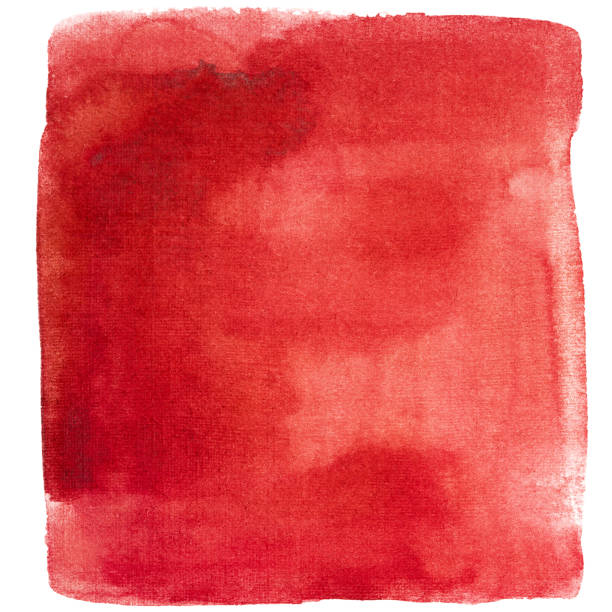 istock rectangle watercolor frame for design red with iridescent paint wet technology spills. filled with paint for design element on white background element, design with copyspace 1148171416