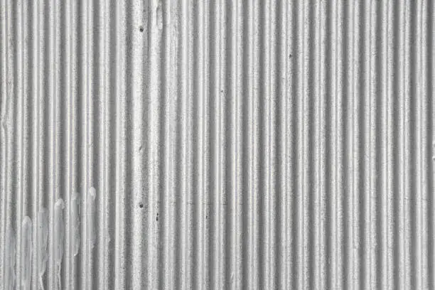 Photo of Old zinc texture background on galvanized metal surface