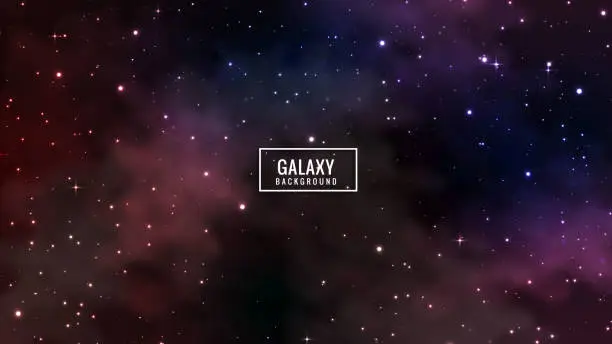 Vector illustration of Galaxy Background