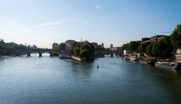 istock Paris Seine Bridge in a summer day 1148184769