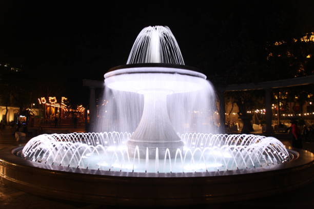 Baku's Fountain Square stock photo