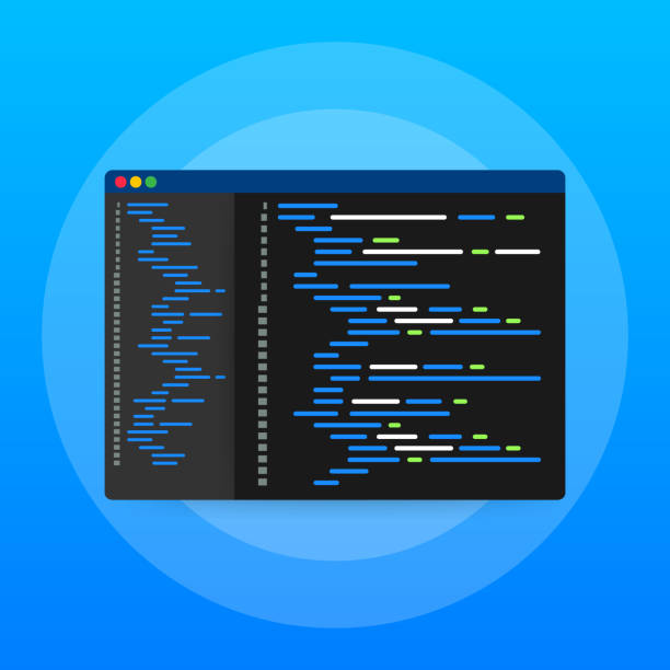 cyfrowy tekst kodu java. koncepcja wektora kodowania oprogramowania komputerowego. programowanie kodowania skrypt java, cyfrowy kod programu na ilustracji ekranu. wektor ilustracja stockowa. - coding stock illustrations