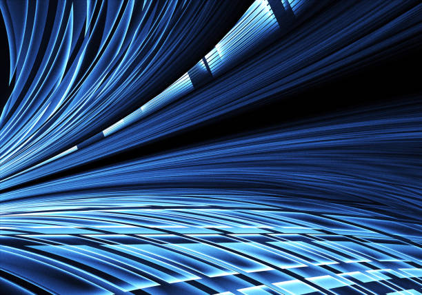 istock Abstract color dynamic background with lighting effect. Fractal spiral. Fractal art 1148189545