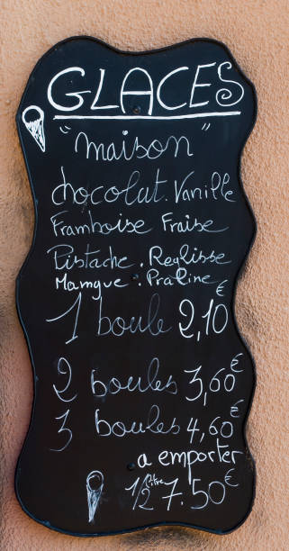 istock handwritten menu in French language 1148191200