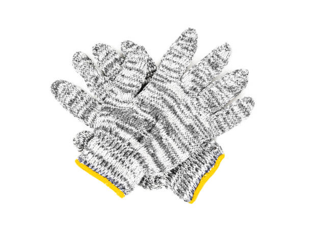istock Black and White cotton gloves 1148195406