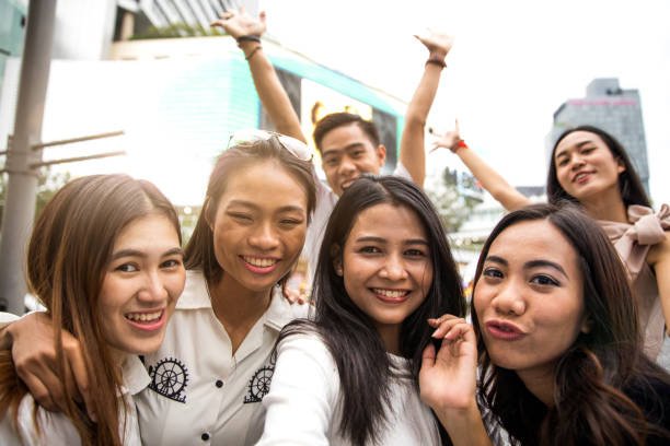 istock Group of friends having fun together 1148195941
