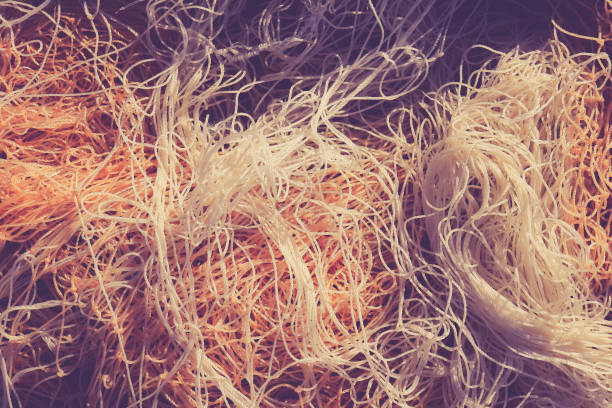 istock Crumpled fishnet. Nautical marine background. 1148201337