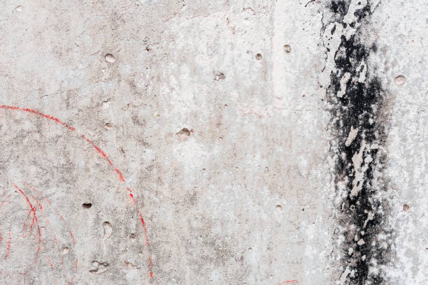 istock Wall fragment with scratches and cracks 1148204015