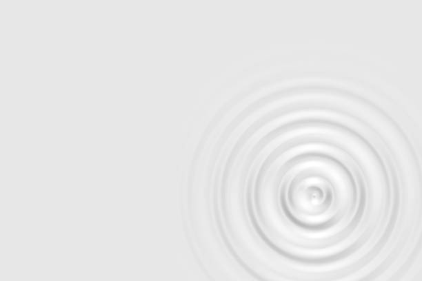 istock Top view of white water ring or white oil surface, soft background texture 1148206535