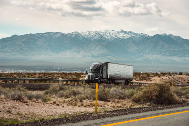 istock truck driving in the southwest 1148207179