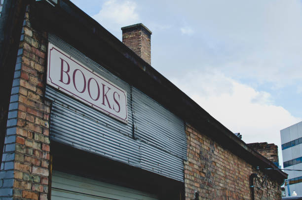 istock The back of the old book store 1148208182