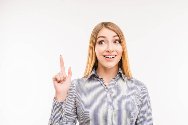 istock Smiling businesswoman having an idea 1148208264