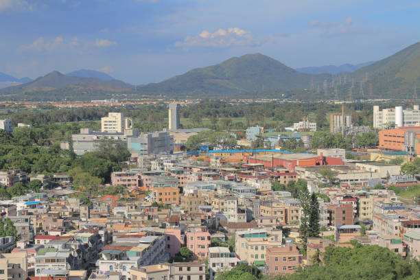 istock Wang Chau view of Yuen Long district in HK 1148210438