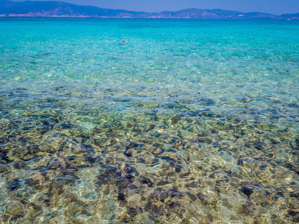 ギリシャ、クレタ島: chrysi の黄金のビーチ、世界で野生の一つ。 - chrissy ストックフォトと画像