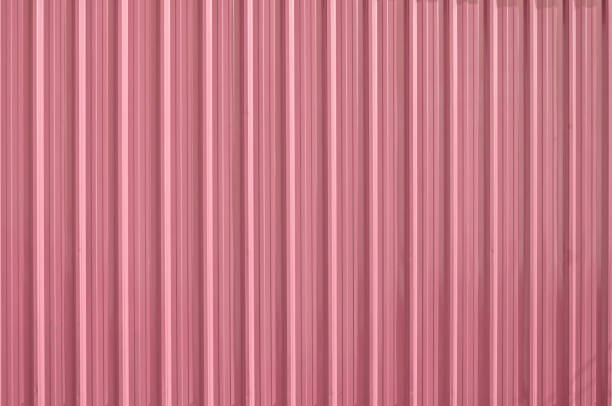 Pink zinc metal corrugated fence,metalsheet fence for background Pink zinc metal corrugated fence,metalsheet fence for background,Abstract background corrugated metal fence ideas stock pictures, royalty-free photos & images