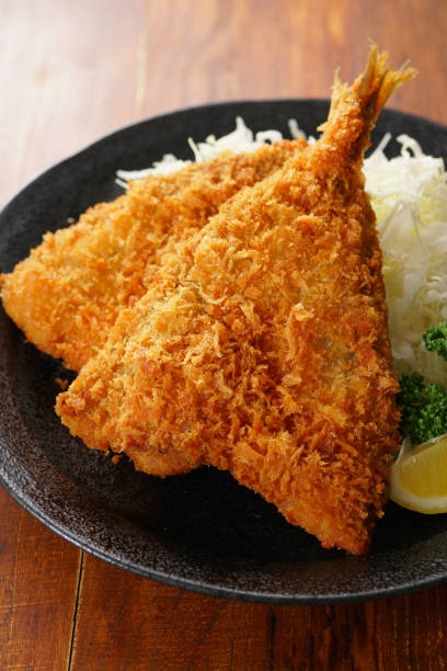 istock Deep-fried horse mackerel. Japanese food. 1148223927