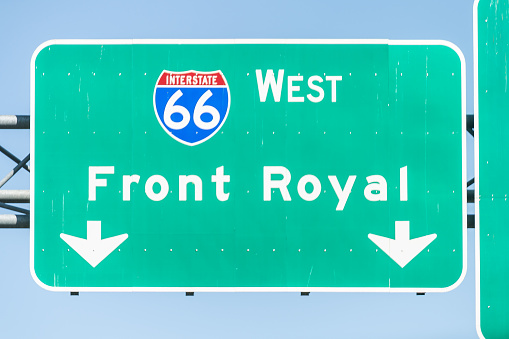 American Interstate I-40 sign on isolated background