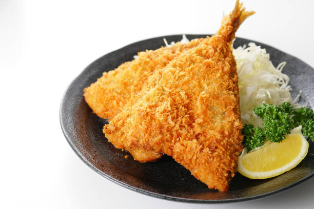istock Deep-fried horse mackerel. Japanese food. 1148224220