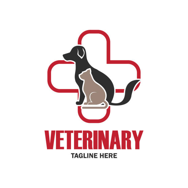 Veterinary Icon With Text Space For Your Slogan Tagline Vector Illustration  Stock Illustration - Download Image Now - iStock