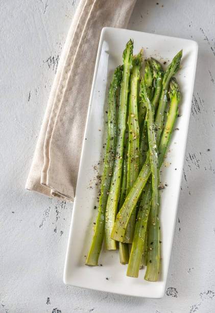 istock Bunch of cooked asparagus 1148225859