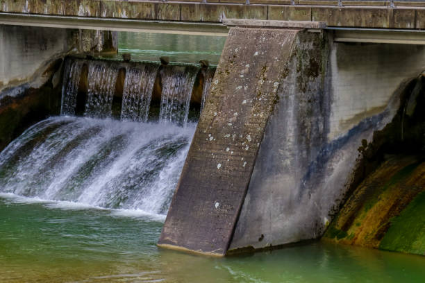 istock dam weir in river isar,munich Germany 1148226543