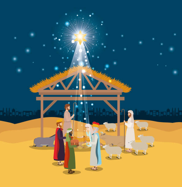 istock holy family in stable with wise kings manger 1148226952