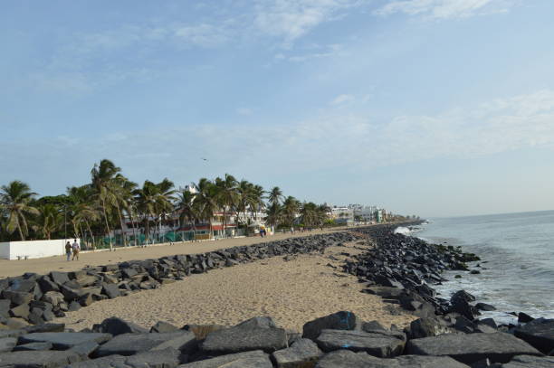 istock Promenade beach view, Pondicherry, India 1148230767