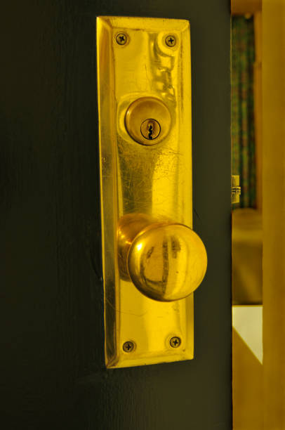 istock Golden Metal Door Knob 1148236326