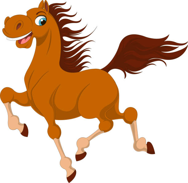 Cartoon Mustang Horse Illustrations, Royalty-Free Vector Graphics & Clip  Art - iStock