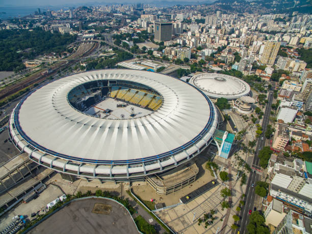 マラカナスタジアム。ブラジルのサッカー。ブラジル、リオデジャネイロ市。 - maracana stadium 写真 ストックフォトと画像