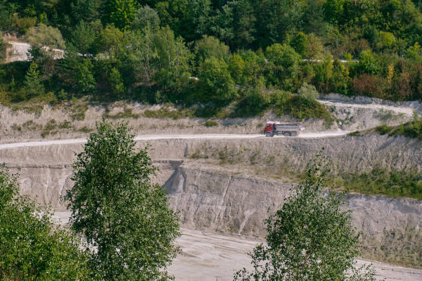 Chalk mine nearby Mielnik