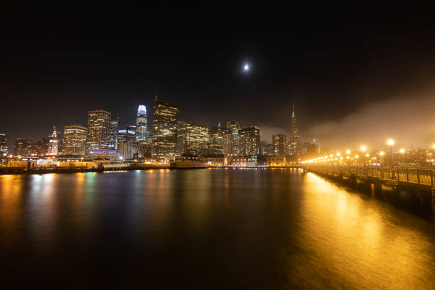 panorama san francisco z molo 7 - pier seven zdjęcia i obrazy z banku zdjęć