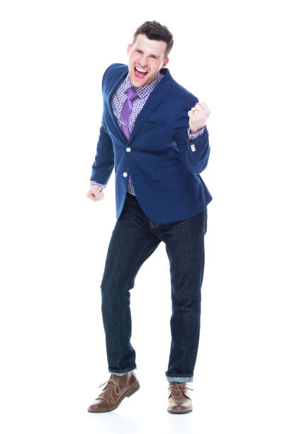 istock Businessman is excited 1148244914