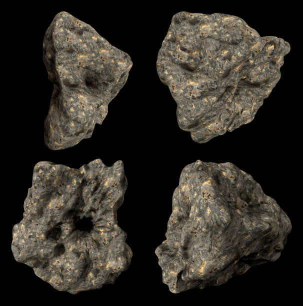 istock 3D Render of Isolated Asteroids on Black Background 1148248056