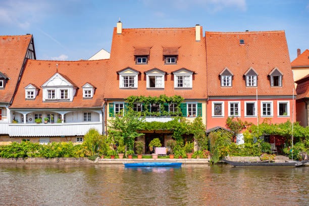 Ambiente Little Venice of Michaelsberg Abbey-Bamberg, Bavaria, Germany Bamberg, Bavaria, Germany. klein venedig photos stock pictures, royalty-free photos & images