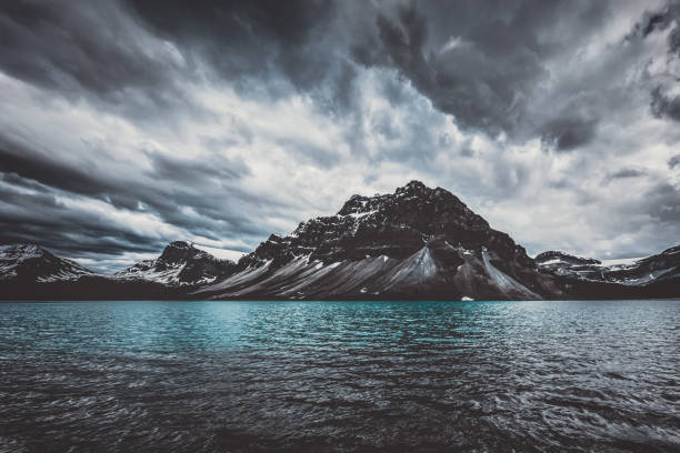 istock Brewing storm at Bow Lake in Alberta Canada 1148255116
