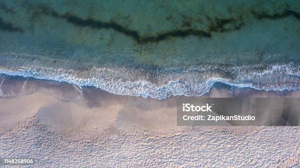 Coastline Photographed From The Drone Aerial Photo Shooting Stock Photo - Download Image Now