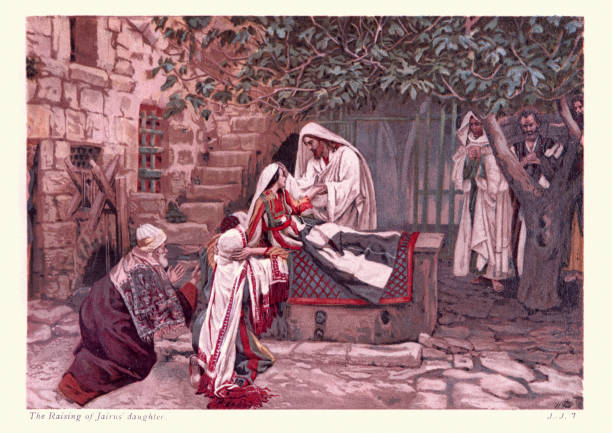 istock Jesus raising jairus's daughter from the dead 1148259240