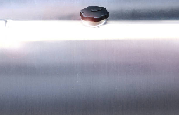 istock Aluminium fuel tank background 1148260382