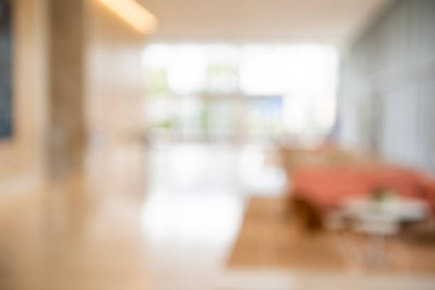 istock Defocused Modern Corporate Building Lobby Background 1148265621
