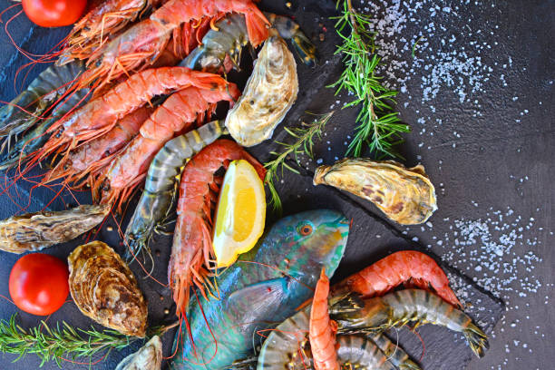 istock Mediterranean sea cuisine background 1148274992