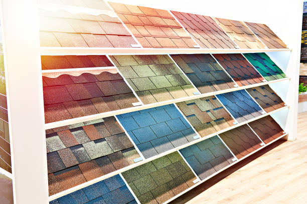 istock Samples of roof panel at store 1148275008