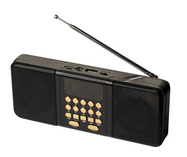 istock Pocket FM radio mp3 player isolated on a white background. 1148275774